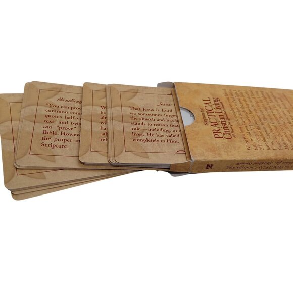 Practical Christian Living-Christian Bible quiz cards Chuck Swindoll - Picture 3 of 4